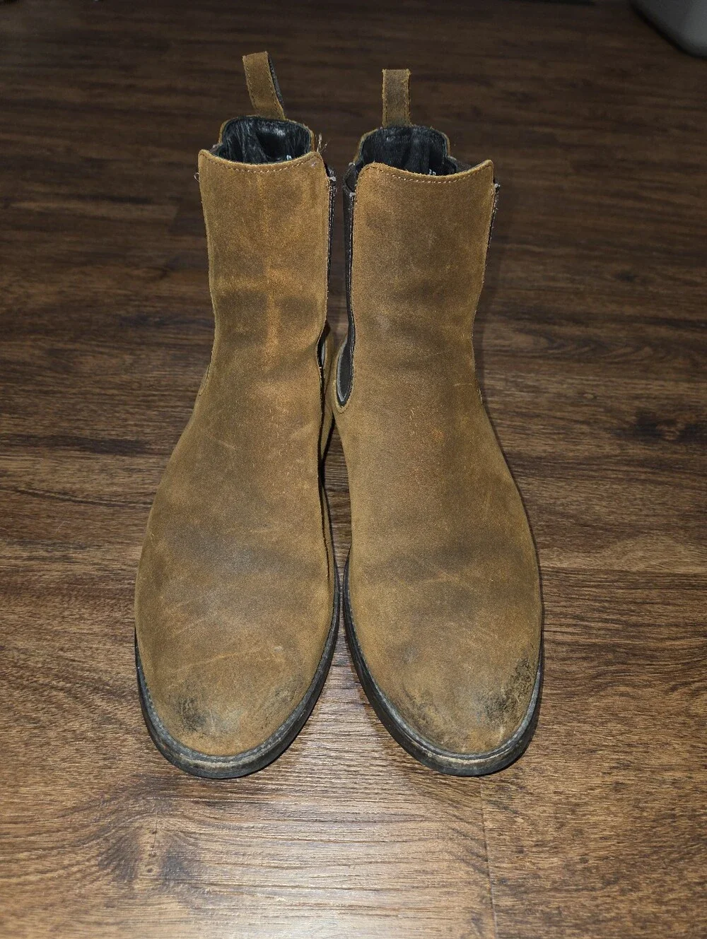 Thursday Boot Company Brown Suede Leather Chelsea Boots 10